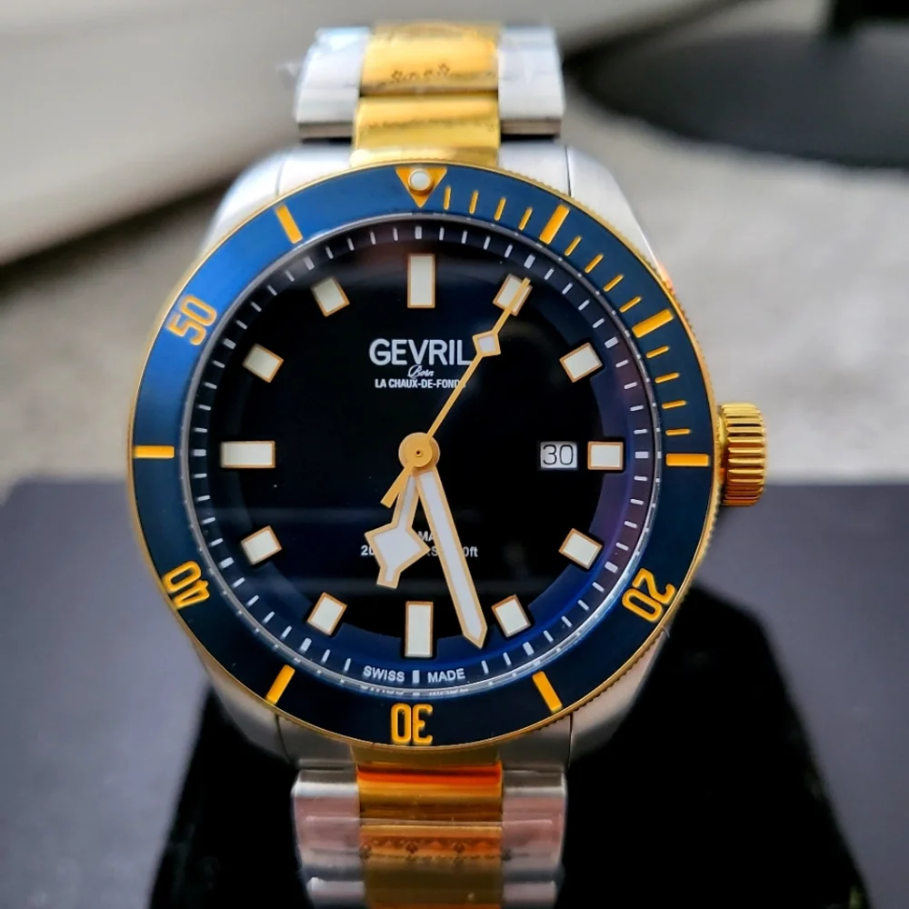 🌟 Gevril Yorkville Automatic Two Tone Watch - Picture 2 of 5
